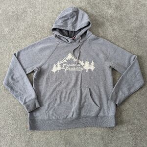 Gerry Men's Athletic Hoodie Size Large Explore The Possibilities Gorpcore